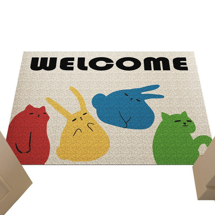 Artistic Welcome Floor Mat Bowlift