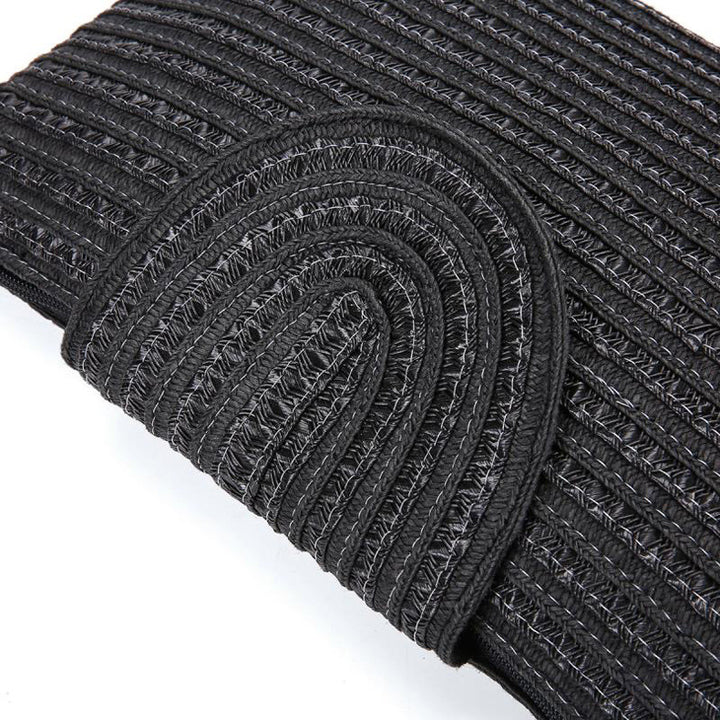 Elegant Clutch Bag with High-Quality Woven Structure Bowlift