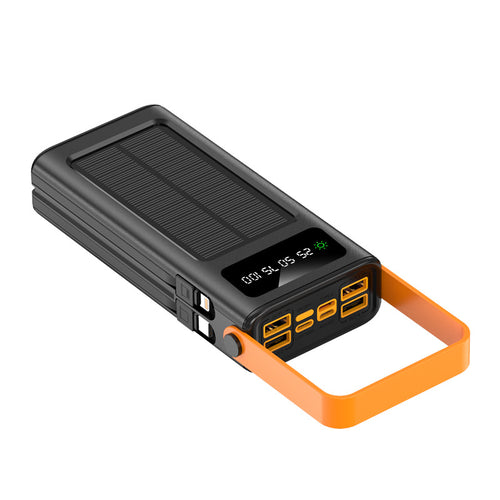 Portable Solar Power Bank with Innovative Hybrid Charging System Bowlift