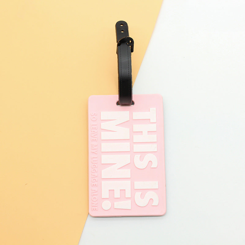 Unisex Luggage Tag with Personal Message Bowlift