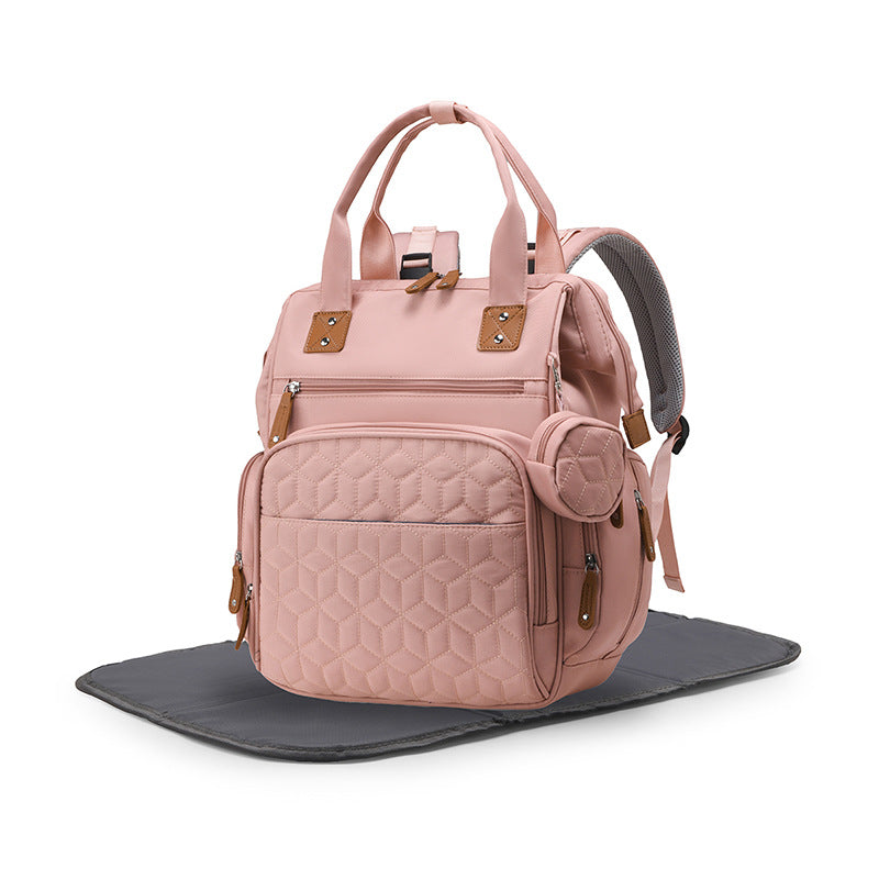 Multi-Compartment Travel Diaper Backpack Bowlift