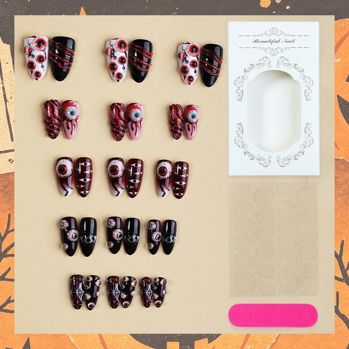 Creative Halloween Art Nail Set Bowlift