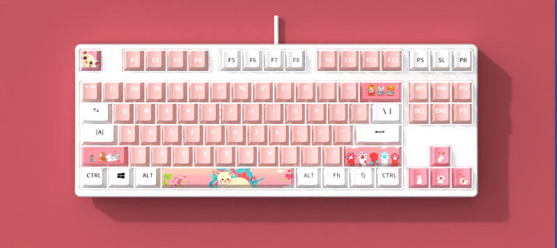 Compact Mechanical Gaming Keyboard Bowlift