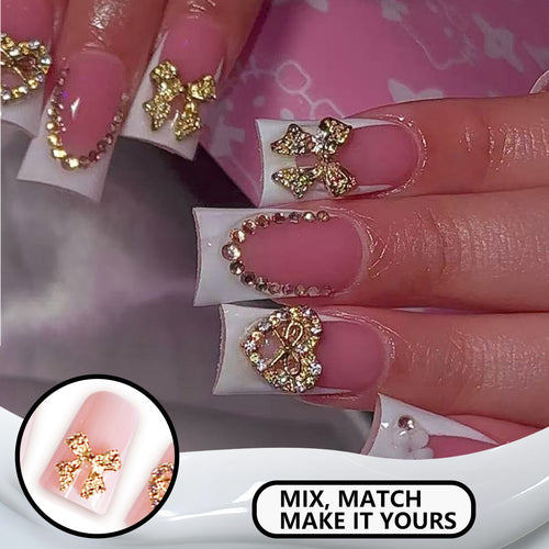 Glamorous Decorative Press-On Nails Bowlift