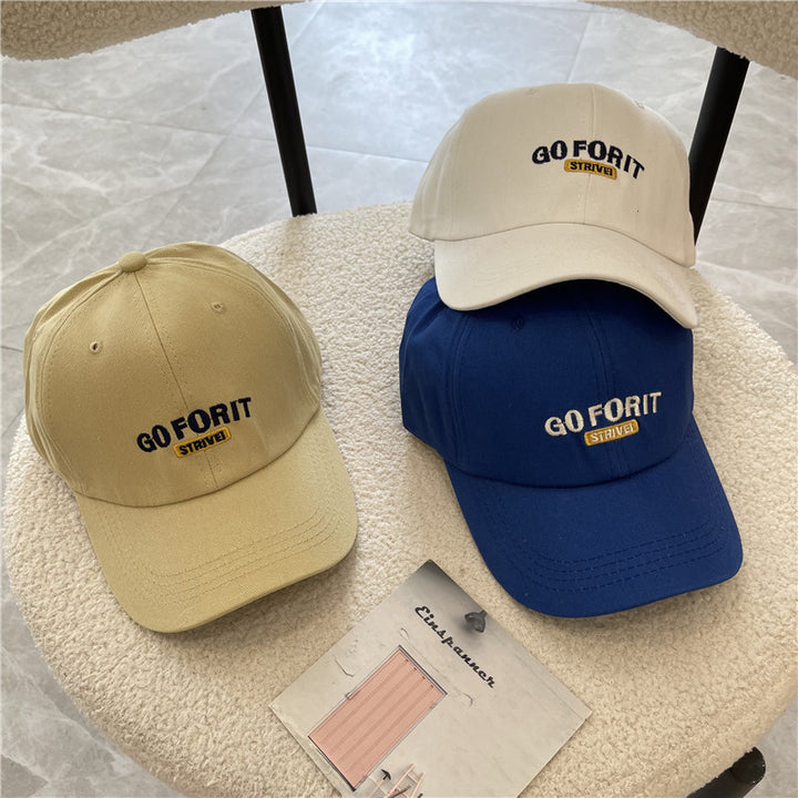 Women's Casual Cotton Adjustable Baseball Cap Bowlift