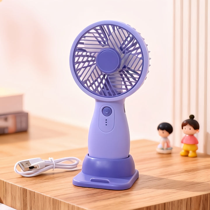 Portable USB Hand Fan with Flexible Tilt Adjustment Bowlift