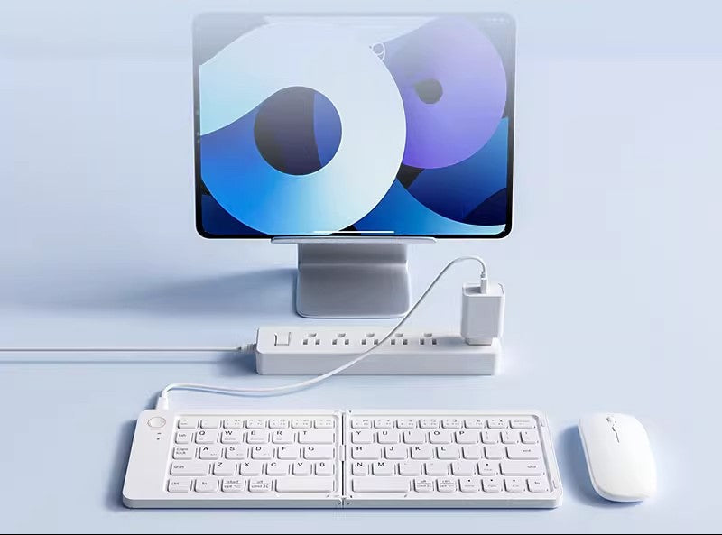 Foldable Bluetooth Keyboard and Mouse Combo Bowlift