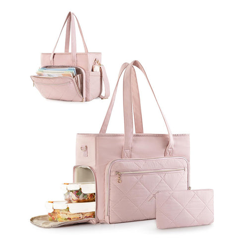 Insulated Multi-Pocket Lunch Tote Bowlift