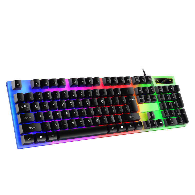 RGB Backlit Mechanical Keyboard with Multimedia Controls Bowlift