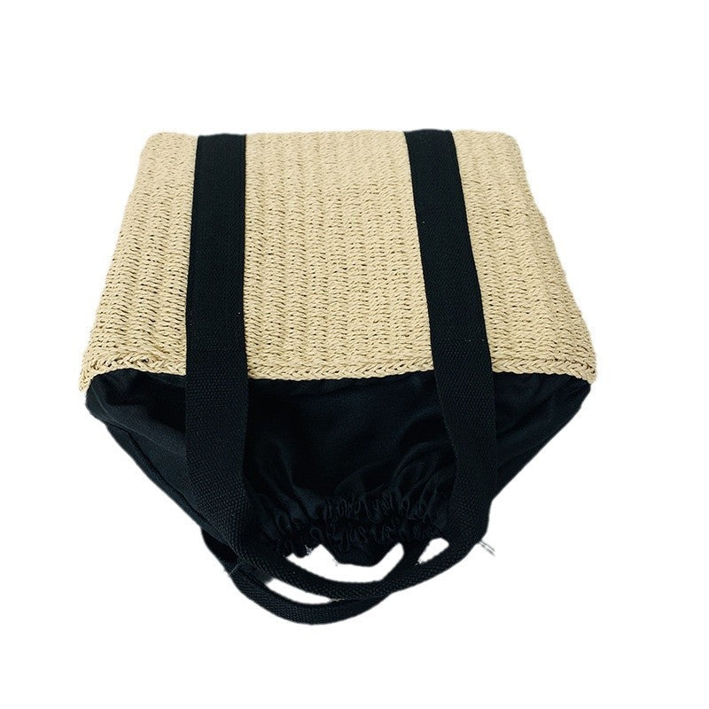 Sustainable basket bag with sturdy carrying handles Bowlift