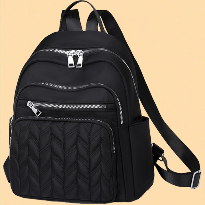 Compact Textured Backpack Bowlift