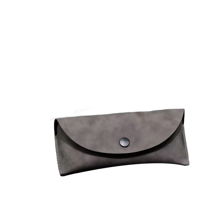 Leather Snap Closure Eyewear Pouch Case Bowlift