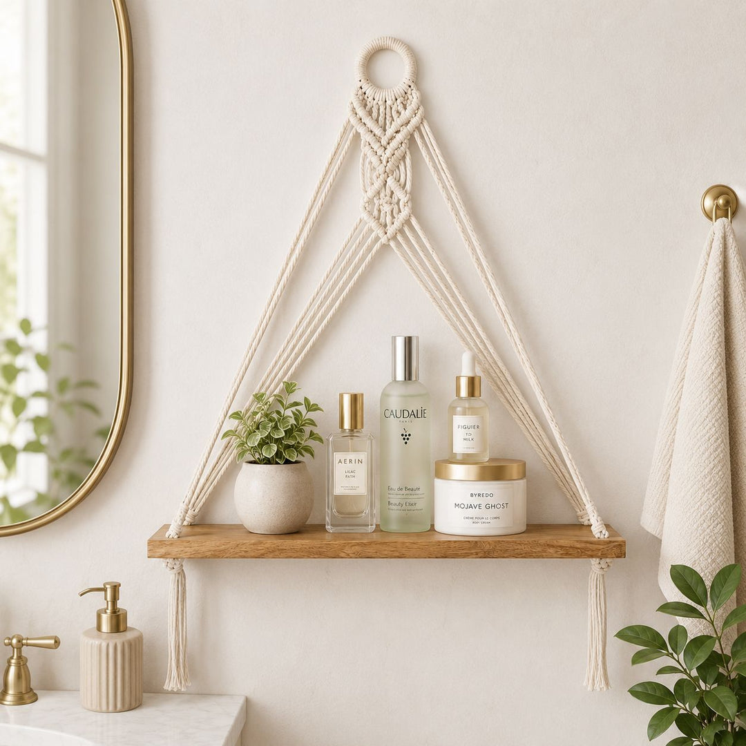 Macrame Wall Shelf Bowlift