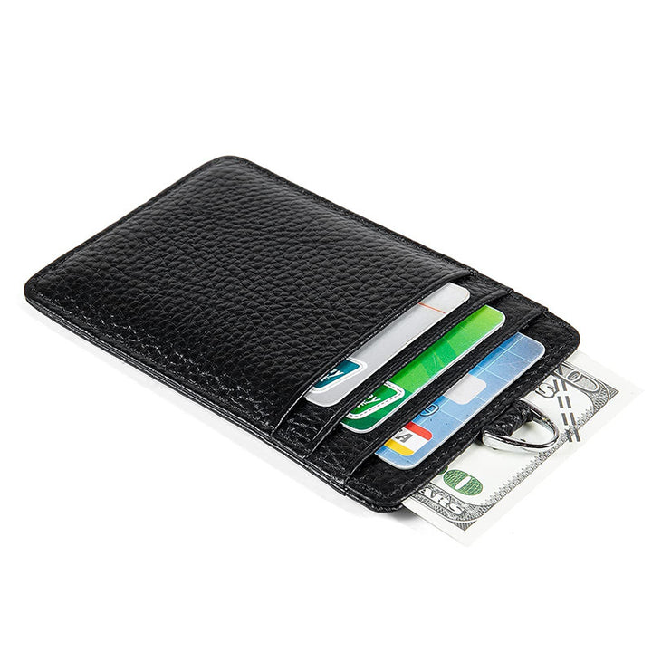 Versatile RFID-Blocking Leather ID Card Holder Bowlift