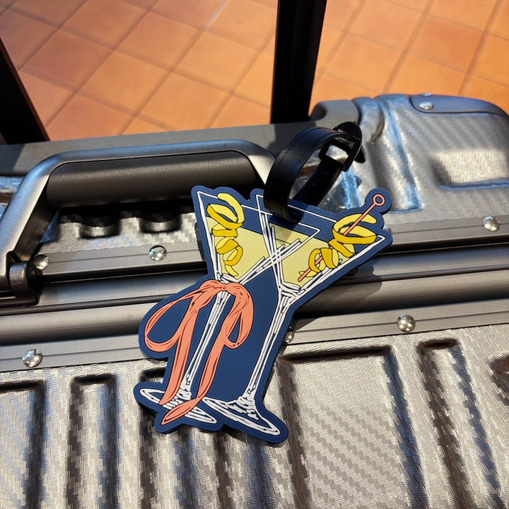 Mountain Adventure-Themed Luggage Tag Bowlift