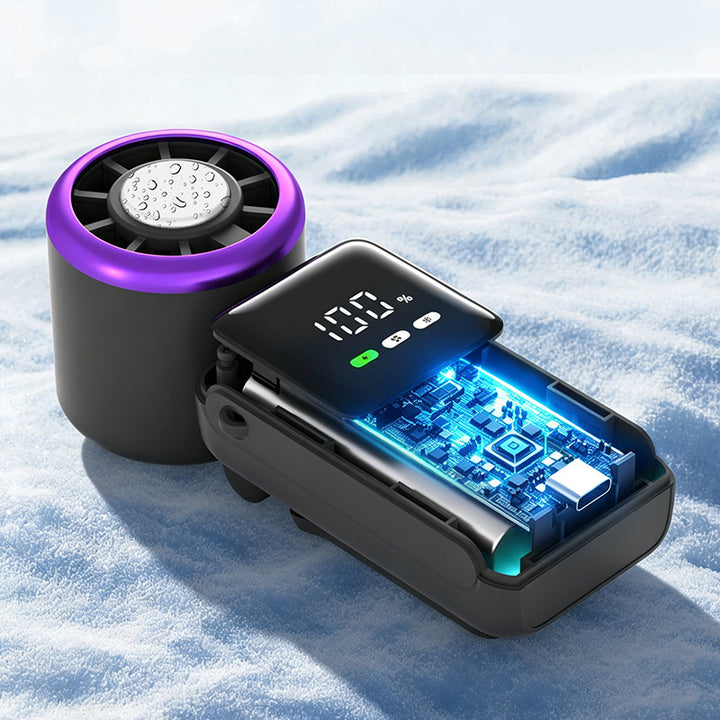 Women Portable Mini Air Circulator with Precise Speed Control Bowlift