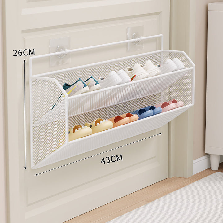 Over-Door Mesh Shoe Storage Rack Bowlift
