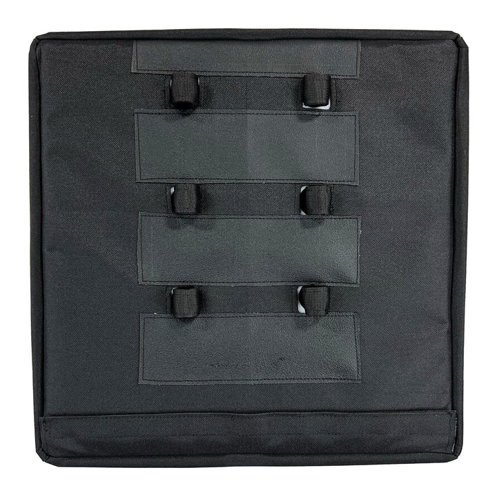 collapsible fabric storage cube organizer with reinforced base and reflective trim Bowlift