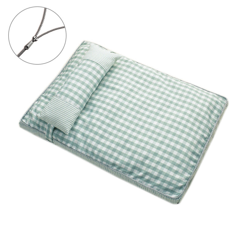 Checked Dog Bed