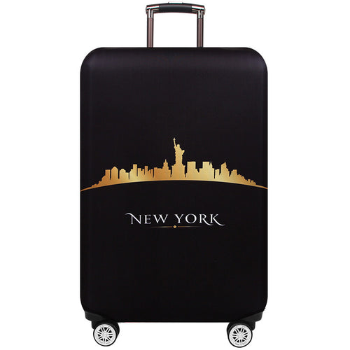 Women's hard-shell suitcase in elegant New York skyline design Bowlift