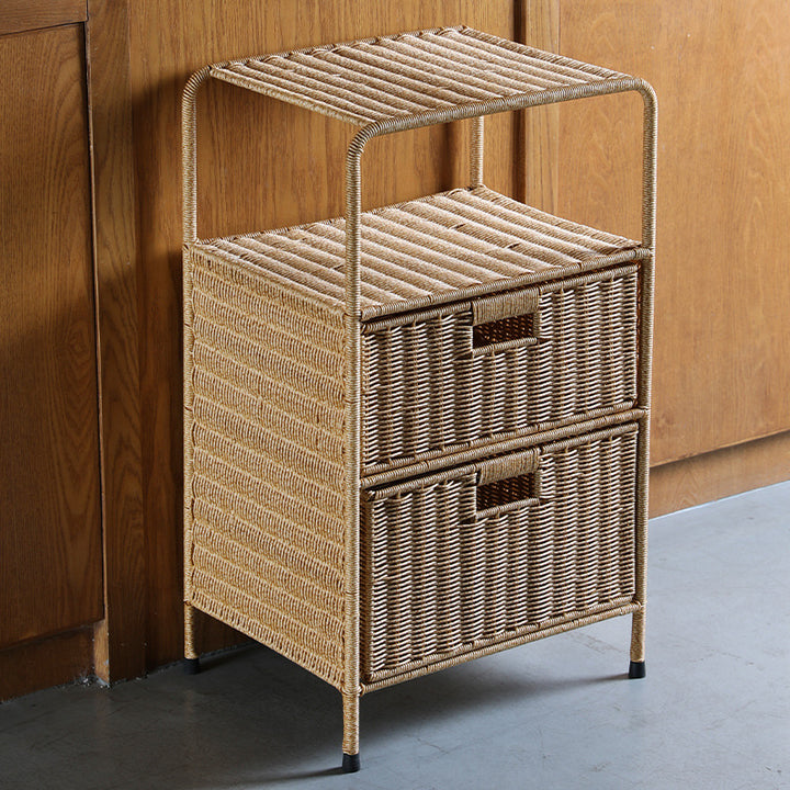 Multi-Tiered Woven Storage Unit Bowlift