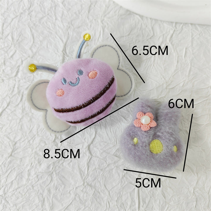 Cute Plush Bee Brooch Bowlift