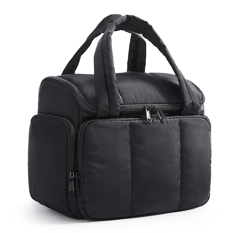 Elegant Padded Handbag with Multiple Compartments Bowlift