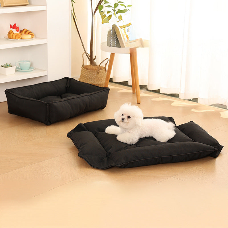 Cozy Bolstered Dog Bed
