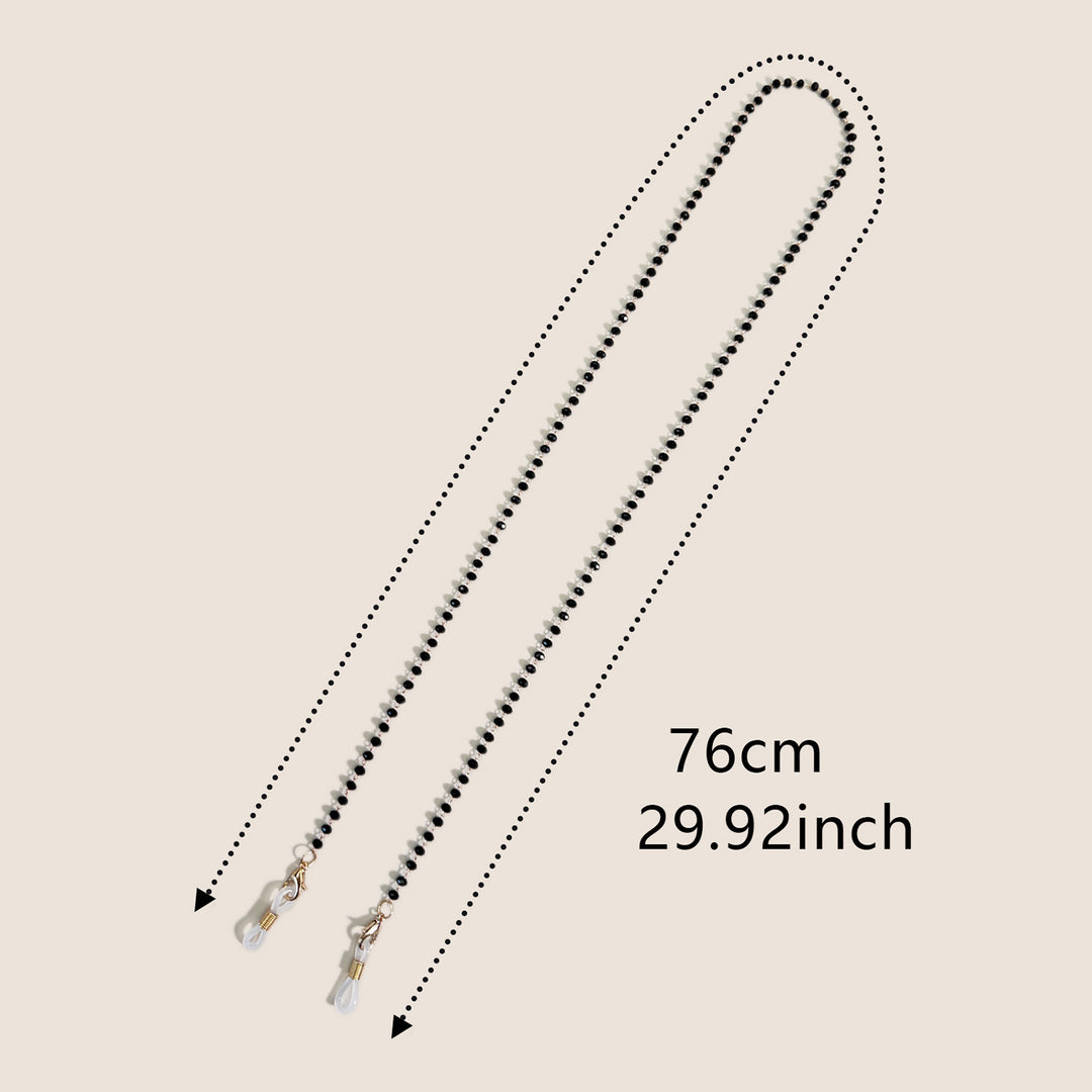 Elegant Beaded Eyewear Retainer Chain Bowlift