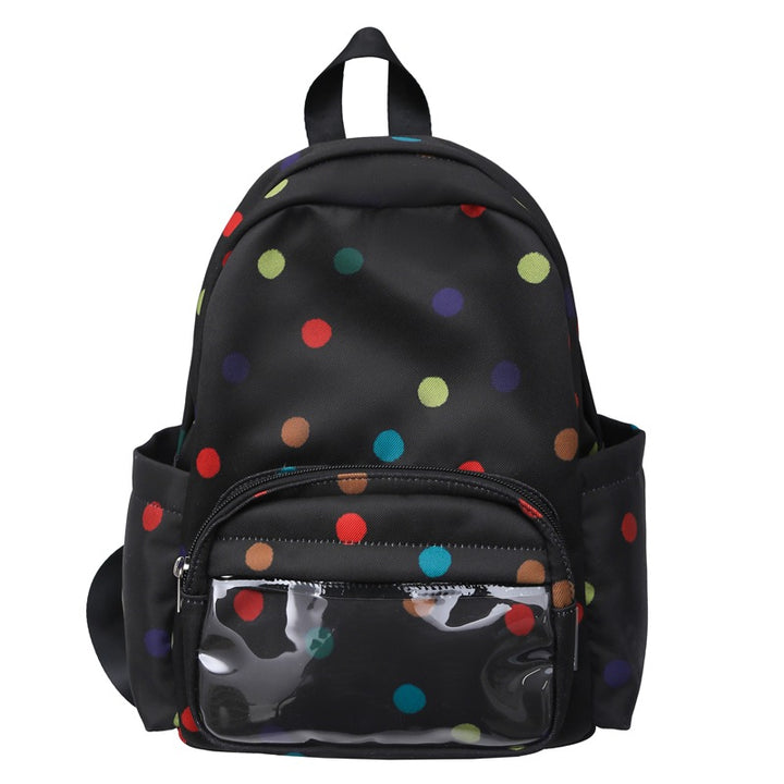 Star-Print Multi-Pocket Backpack Bowlift