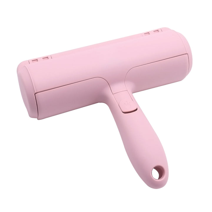 Self-cleaning pet hair and lint roller with washable refillable cartridge Bowlift
