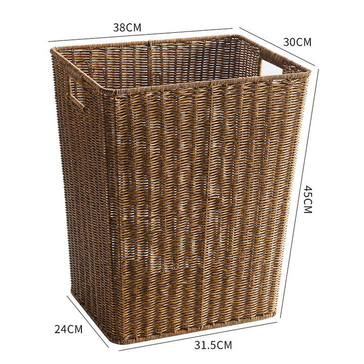 Large Handwoven Storage Bin Bowlift
