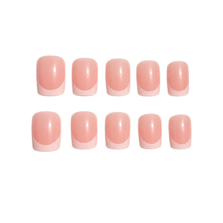 French Tip Gel Nail Enhancements