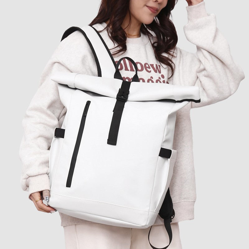 Multifunctional Backpack with Rolltop Design Bowlift