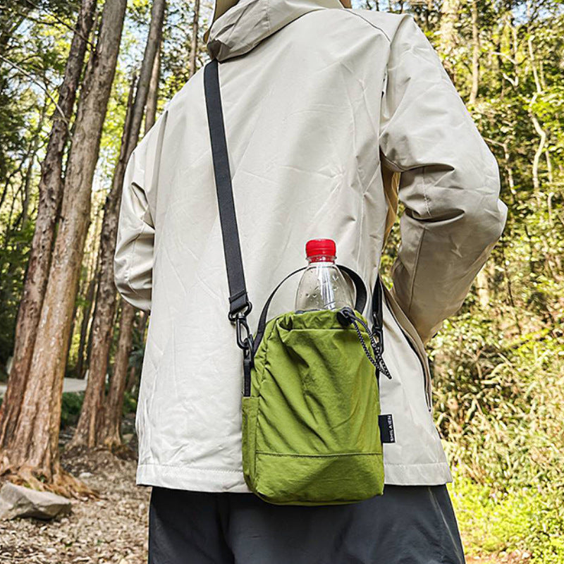Compact Drawstring Crossbody Bag Bowlift