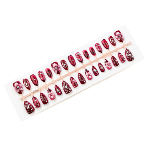 Decorative Floral Nail Design