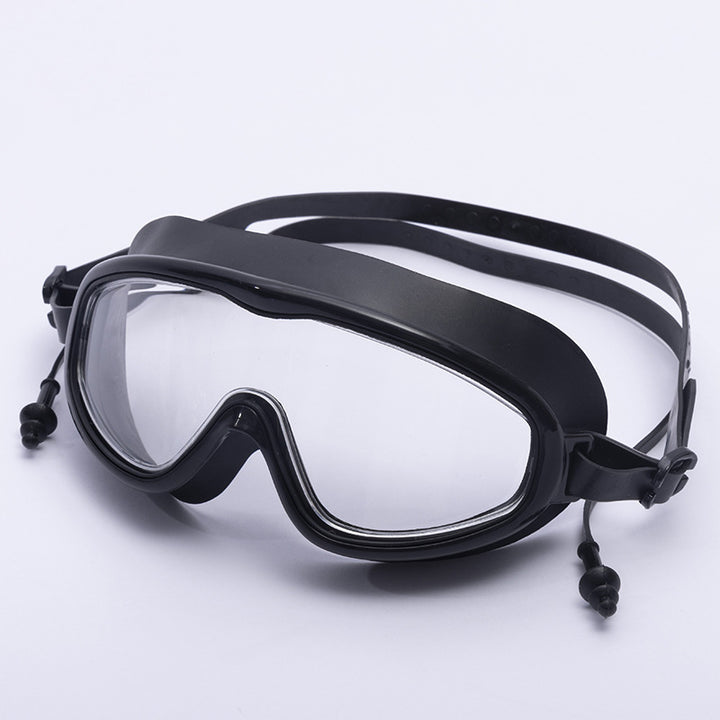 High-performance swimming mask with extensive field of vision Bowlift