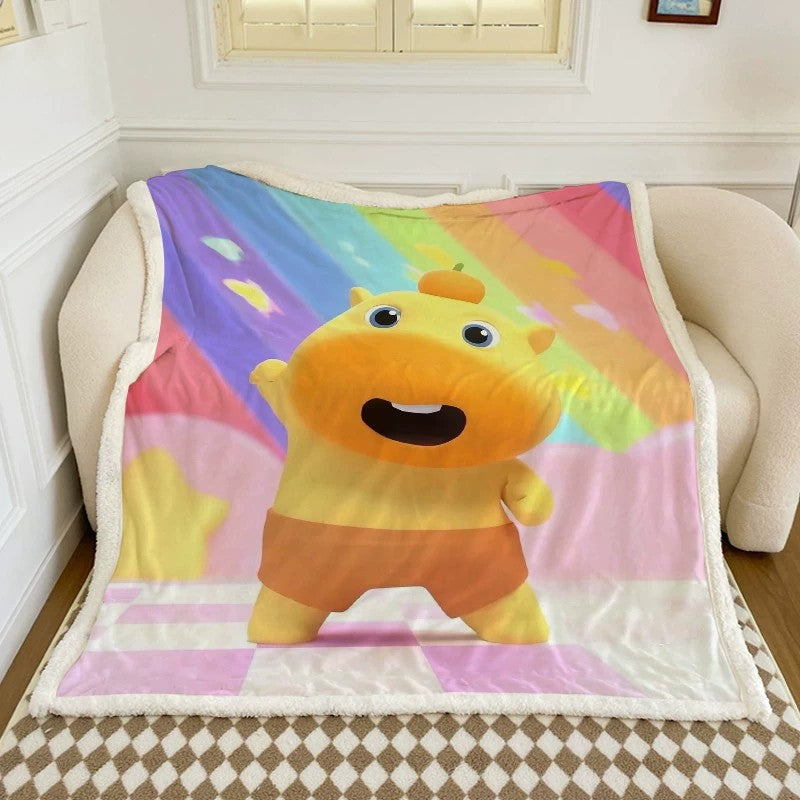 Kids Cozy Plush Blanket Bowlift