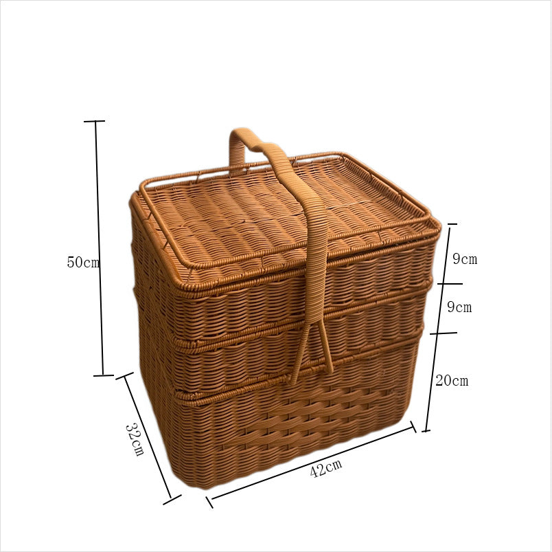 Woven Storage Basket Bowlift