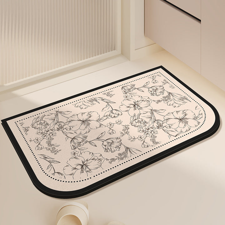 Elegant Minimalist Bathroom Mat Bowlift