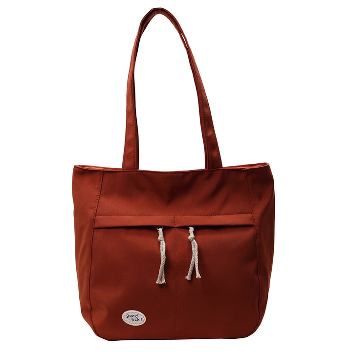 Casual Multi-Pocket Canvas Tote Bag Bowlift
