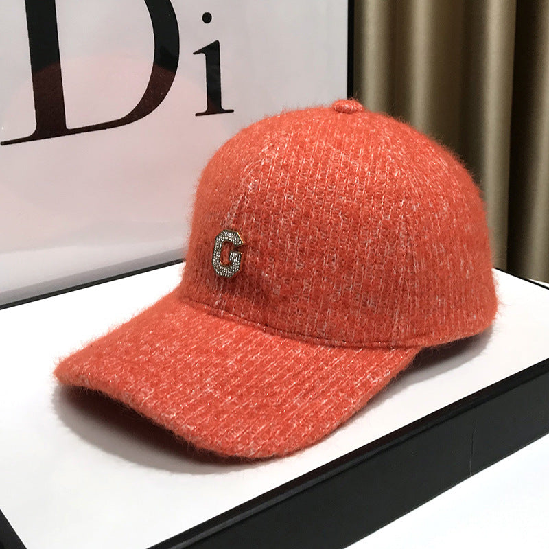 Women's Elegant Textured Fleece Baseball Cap Bowlift