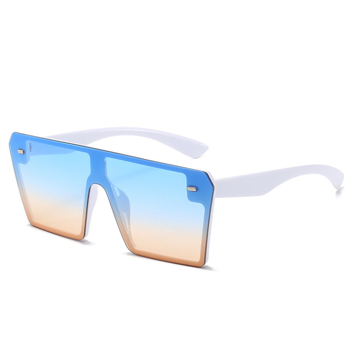 Women's Oversized Sunglasses in Futuristic Design Bowlift
