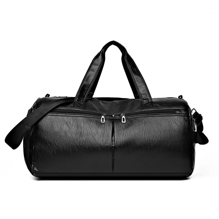 Premium Faux Leather Overnight Duffle Bag Bowlift