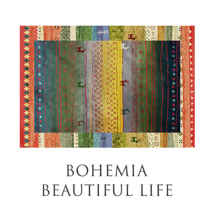 Decorative Patchwork Area Rug Bowlift