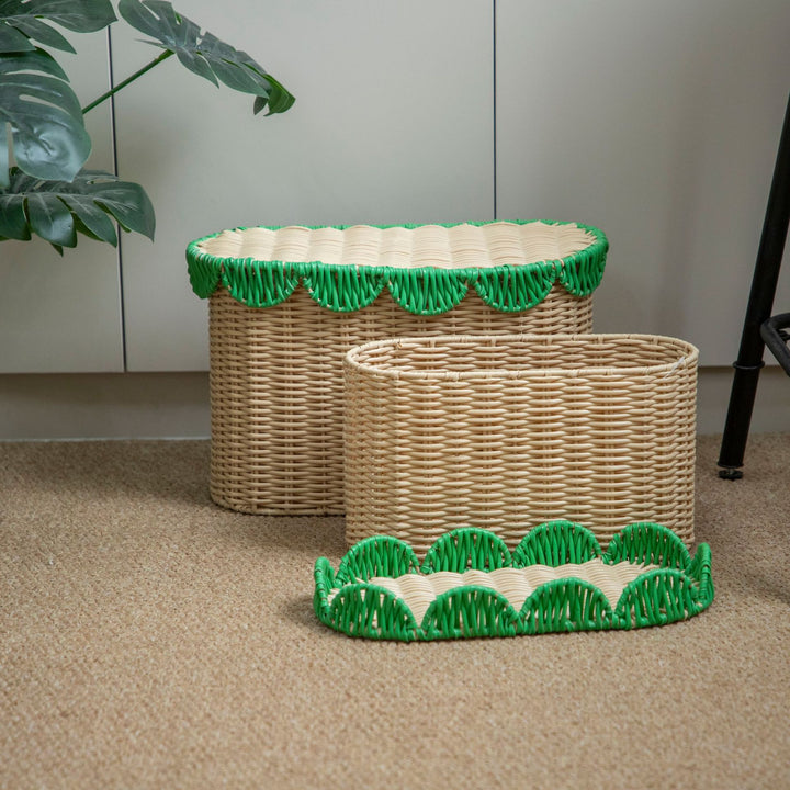 Handcrafted Woven Storage Bins Bowlift