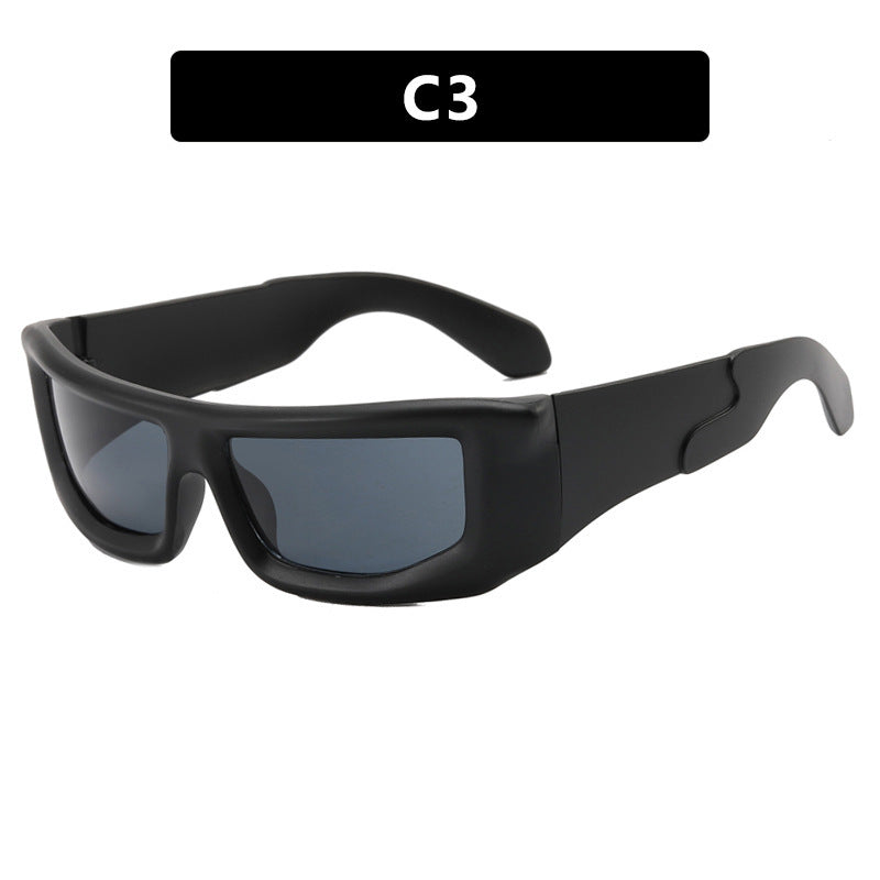 Ladies Sporty Sunglasses with Stylish Metal Frame Bowlift