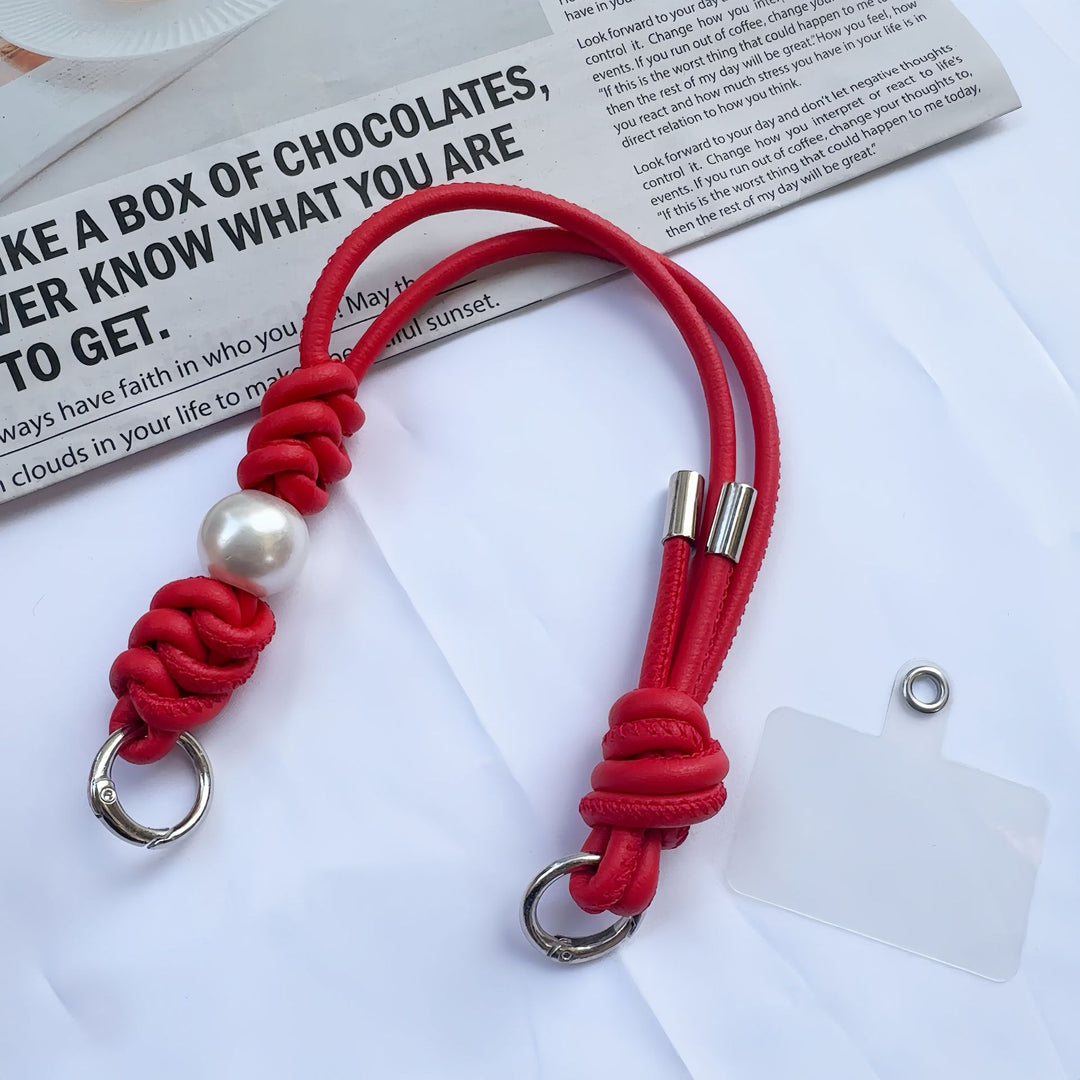 Elegant Braided Keyring Strap Bowlift