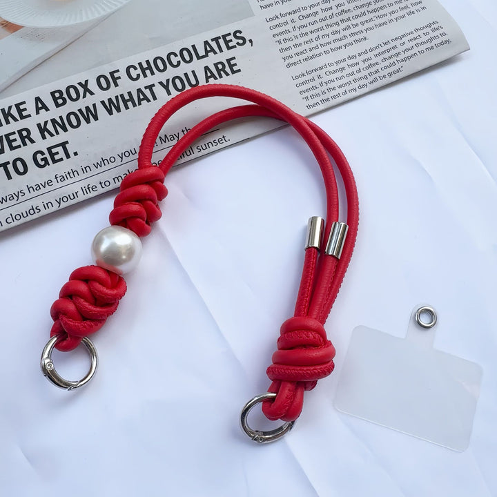 Elegant Braided Keyring Strap Bowlift