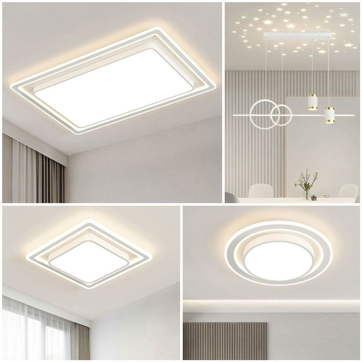 Modern Geometric LED Ceiling Fixture